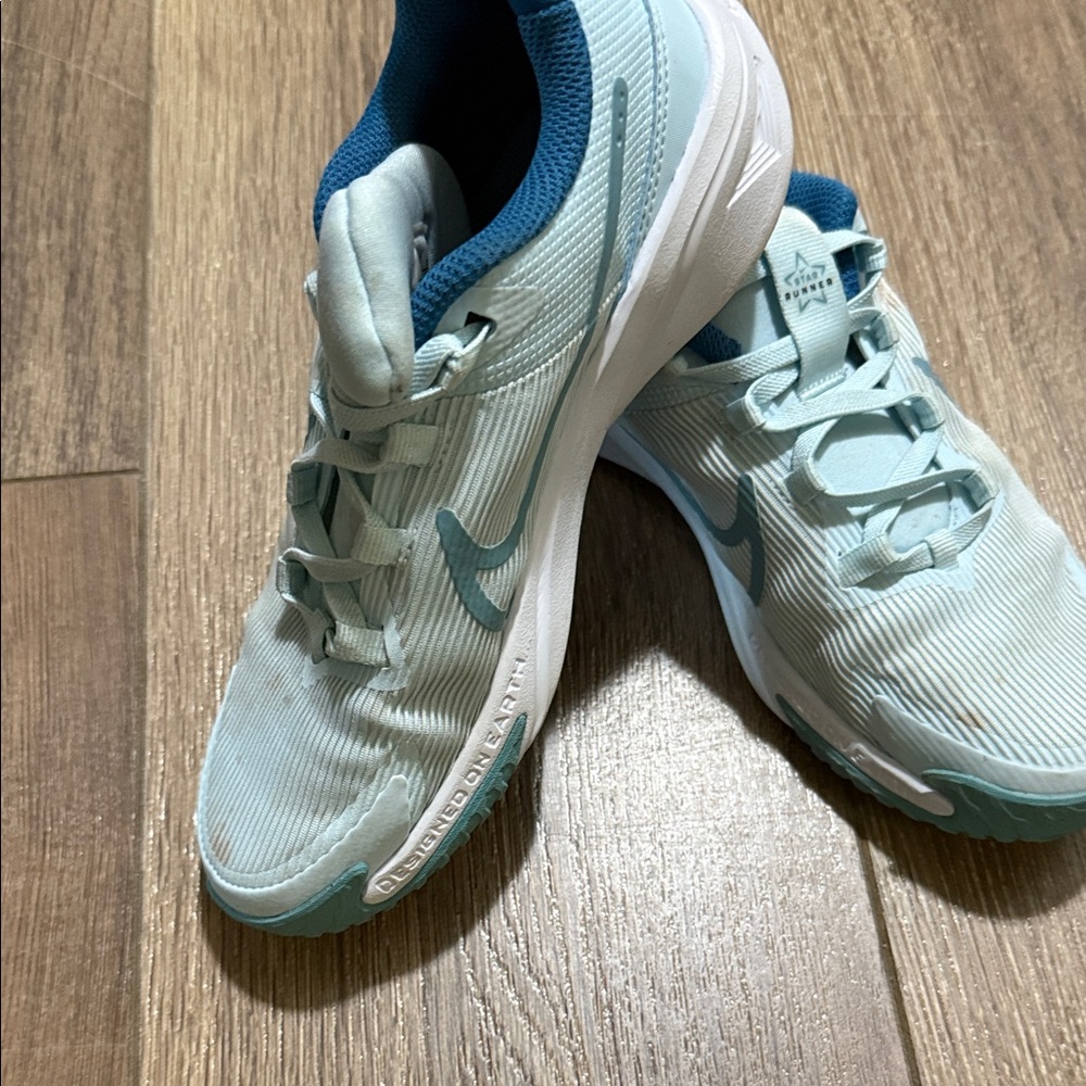Youth Light Blue Nike Shoes